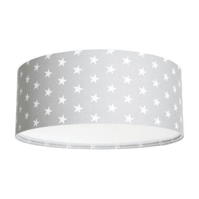Szary plafon dziecięcy w gwiazdki Tori