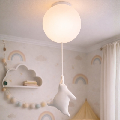 Lampa sufitowa Balu S miś z balonem