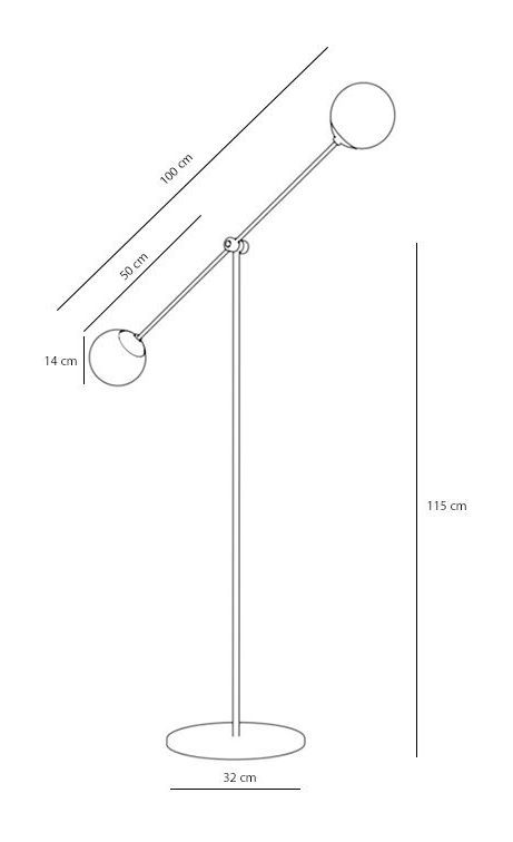 Nietypowa lampa podłogowa Tokio