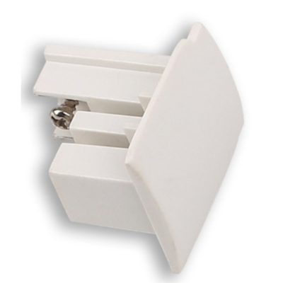 Zaślepka maskująca do szyny w białym kolorze