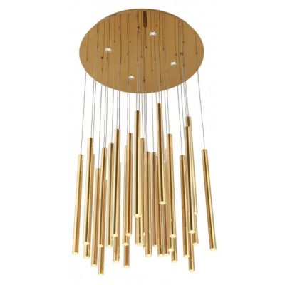 Złota lampa wisząca w stylu glamour Organic Dimmer 37