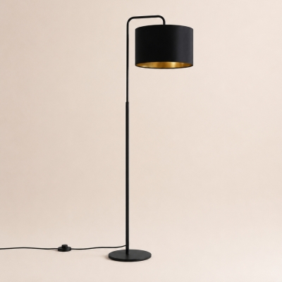 Czarna lampa stojąca Wendy