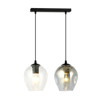 Dwukolorowa lampa wisząca Ava 2 w nowoczesnym stylu