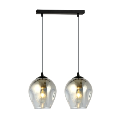 Podwójna wisząca lampa Ava 2 z połyskiem