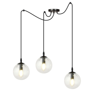 Transparentna lampa wisząca Blair 3 Spider