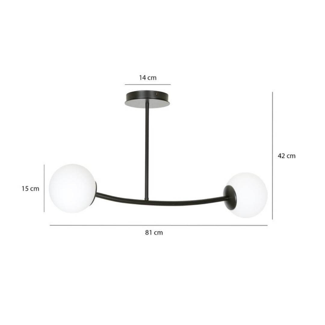 Lampa sufitowa Mackenzie w minimalistycznym stylu