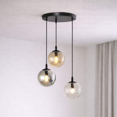 Trójkolorowa wisząca lampa Blair 3 Ring