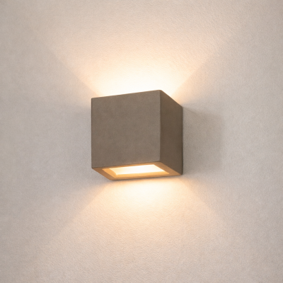 Geometryczny kinkiet ścienny Gipsy Cube