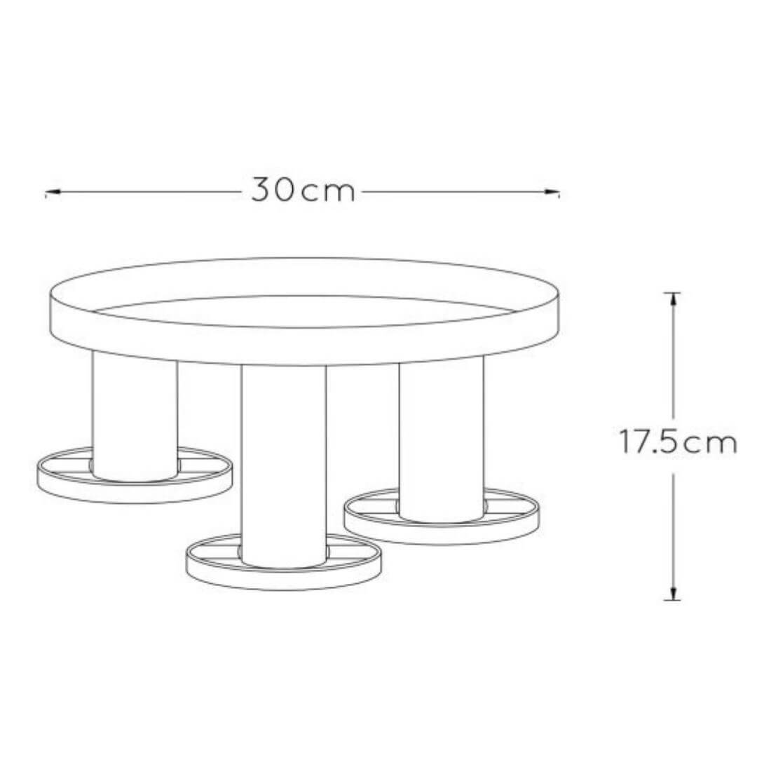 Designerska lampa sufitowa Anaka Round 3