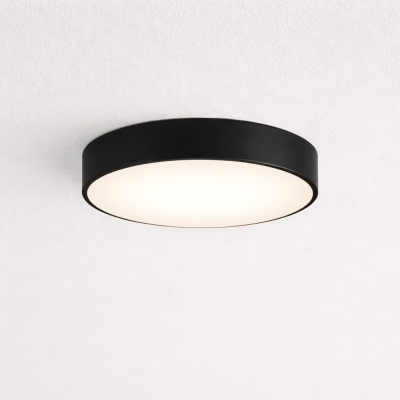 Czarny plafon sufitowy Newa ⌀ 40 cm