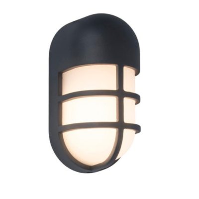 Zewnętrzny kinkiet ścienny Bullo w industrialnym stylu