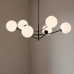 Rozłożysta lampa sufitowa Orbis 6 w nowoczesnym stylu