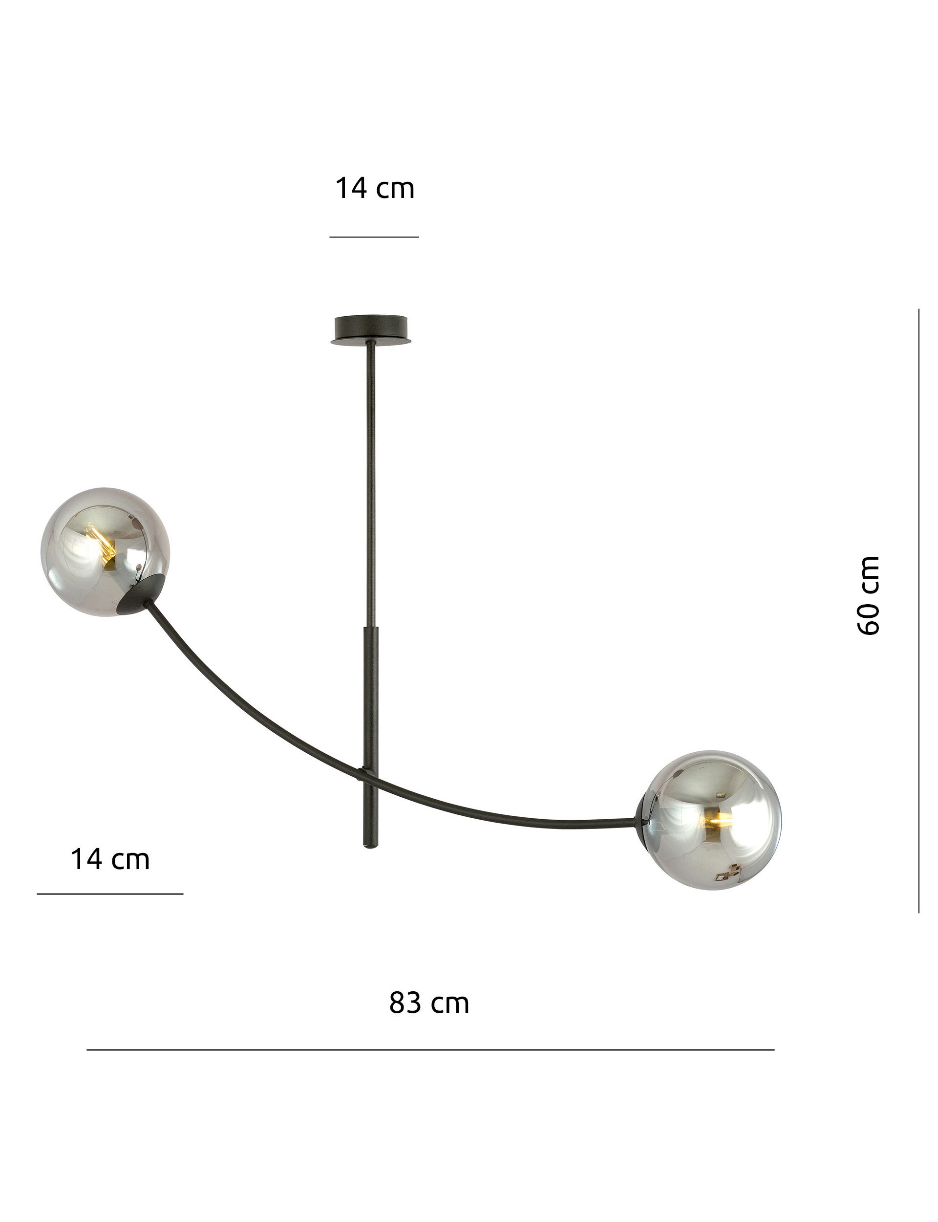 Regulowana lampa sufitowa Orbis 2