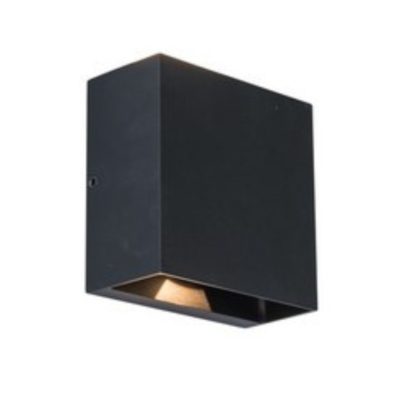 Metalowy kinkiet ścienny zewnętrzny Gemini Beams