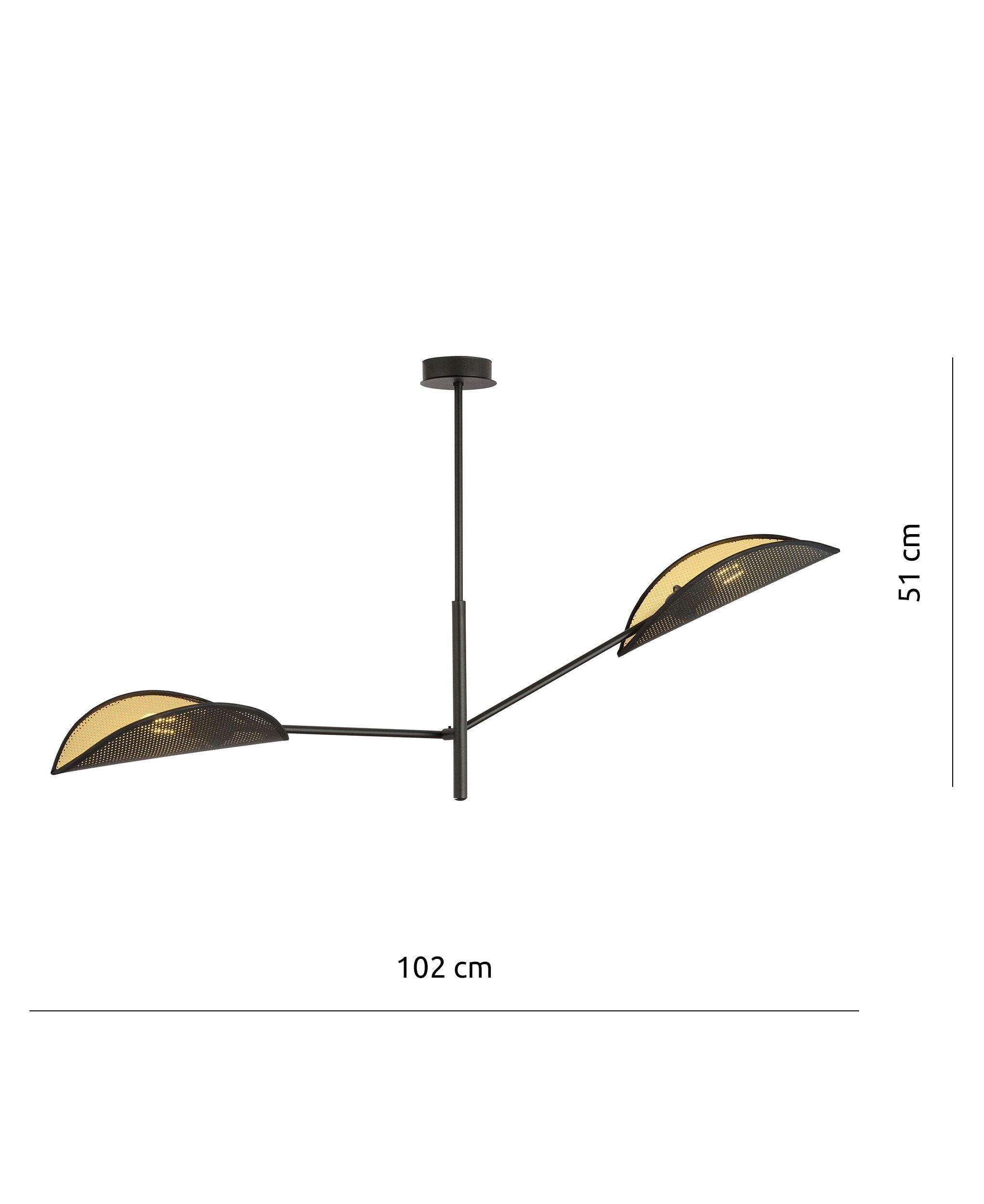 Nowoczesna lampa sufitowa Alicante 2
