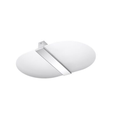 Uniwersalny plafon z białego szkła Viro