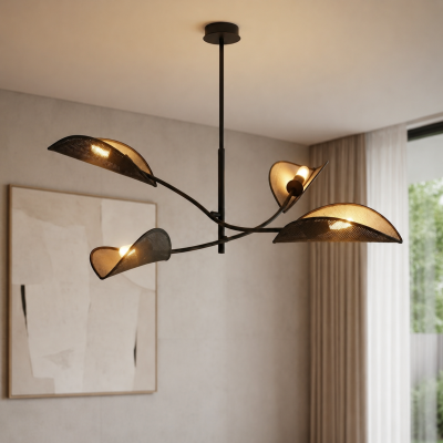 Designerska lampa sufitowa Erin 4 z regulacją