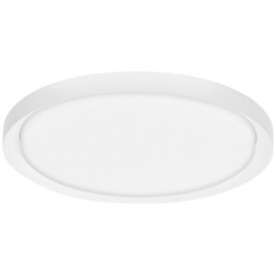 Klasyczny plafon ścienny Ancud S w białym kolorze