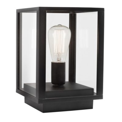 Zewnętrzna lampa stołowa Penaflor ze szklanymi elementami