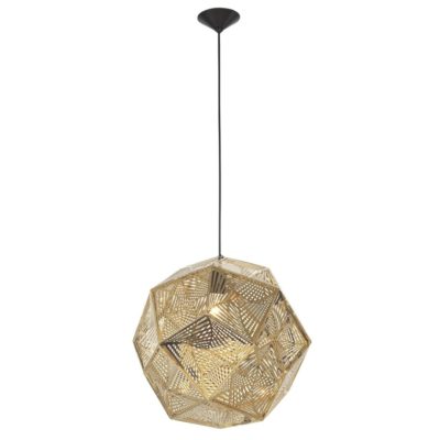 Geometryczna lampa wisząca na czarnym stelażu Concon M