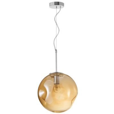 Szklany zwis Carora w kolorze szampańskim