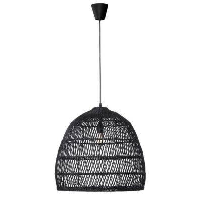 Wisząca lampa Perico z szerokim abażurem