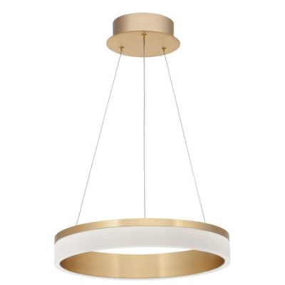 Lampa wisząca Cruz S ze złotym pierścieniem