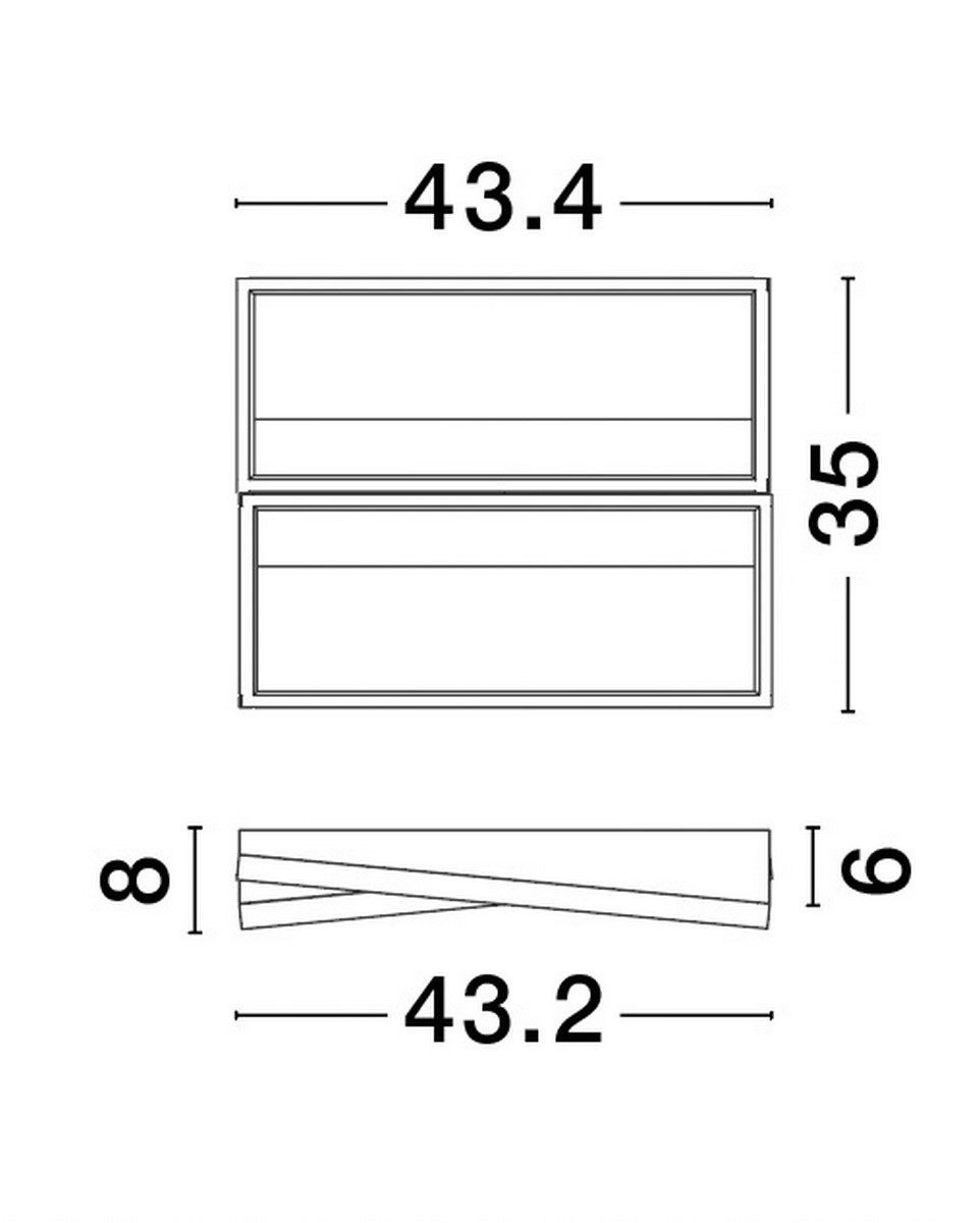 Lampa sufitowa Croix w klasycznej kolorystyce