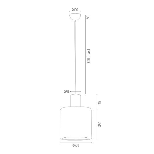 Drewniana lampa wisząca w stylu boho Portoryko M1
