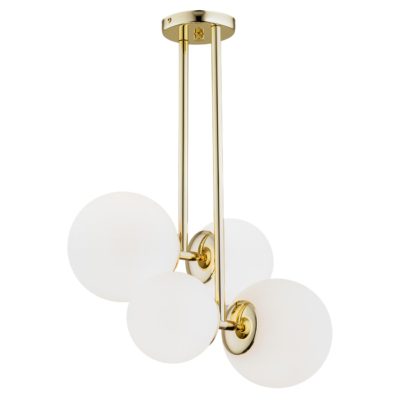 4-płomienna lampa sufitowa w nowoczesnej formie Moritz 4