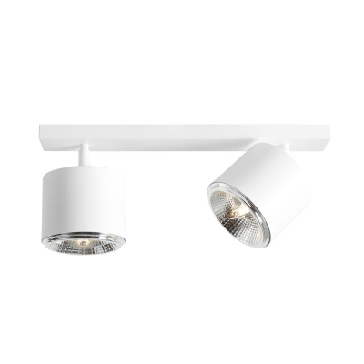 Biała lampa sufitowa na listwie Reft 2