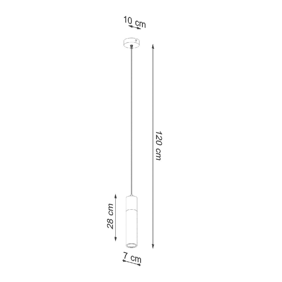 Lampa wisząca Tuluza z elementami betonu i drewna