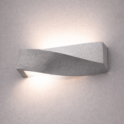 Designerski kinkiet ścienny Jassy 2 wykonany z betonu