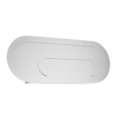 Dekoracyjny kinkiet ścienny Ruse 2 w białym kolorze