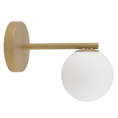 Kinkiet ścienny Bella na stelażu w beżowym kolorze