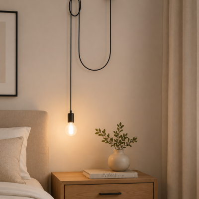 Lampa wisząca Peoria o bardzo prostym designie