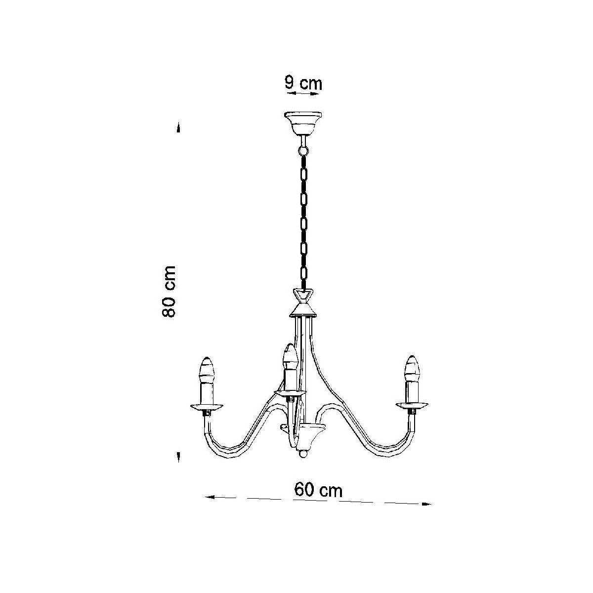 Klasyczny żyrandol Tulsa 3
