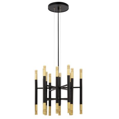 Lampa wisząca Kyla Ring 24 z elementami w złotym kolorze