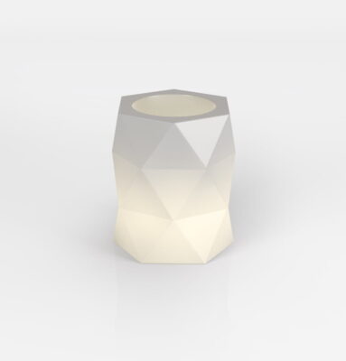 Geometryczna donica LED z podświetleniem Modena