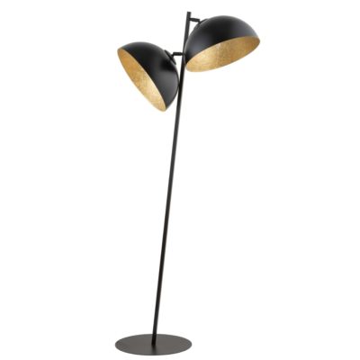 Podwójna lampa podłogowa Sewilla 2 z regulowanymi kloszami