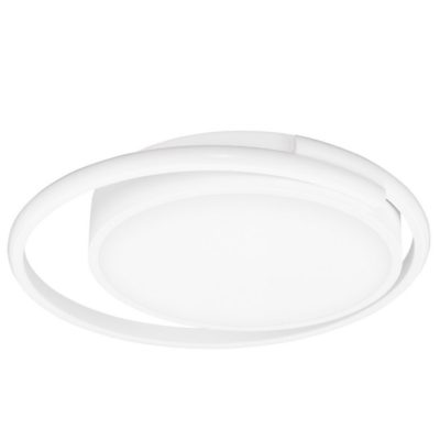 Biały plafon sufitowy Acapa o ciekawym designie