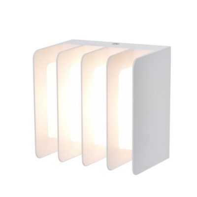 Nowoczesny kinkiet zewnętrzny Gridy o uniwersalnej kolorystyce