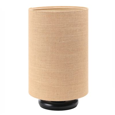 Lampka stołowa Lima z jutowym abażurem