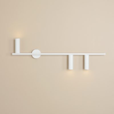 Potrójna lampa ścienna Borneo 3 R w nowoczesnym stylu