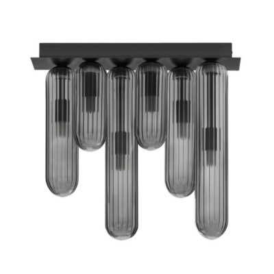 Lampa sufitowa Balde 6 na czarnej listwie
