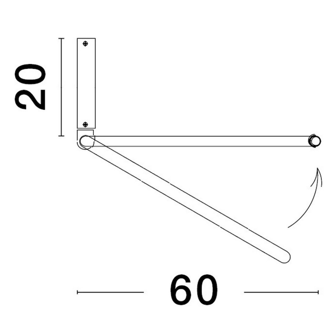 Minimalistyczna lampa sufitowa Abuya M w uniwersalnej bieli