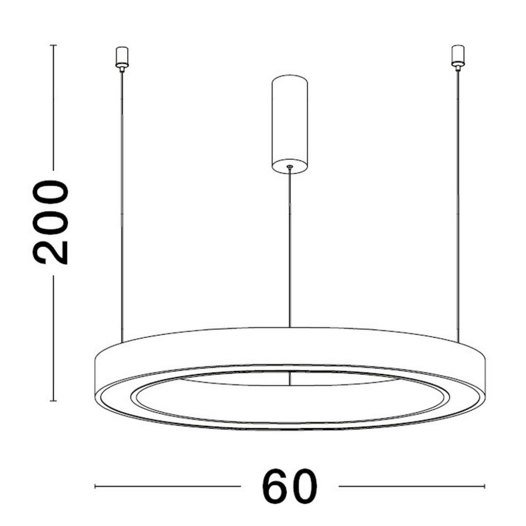 Uniwersalna lampa wisząca Milpa S do nowoczesnych wnętrz