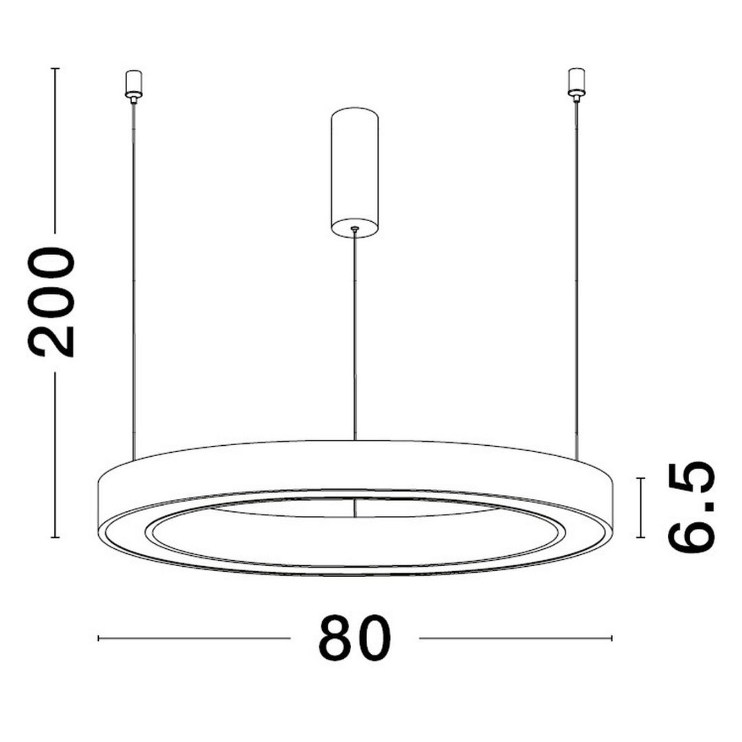 Lampa wisząca Bari M A w klasycznej czerni
