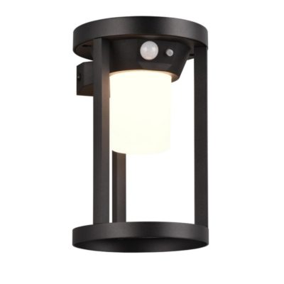 Nowoczesny kinkiet elewacyjny Carmo z czujnikiem ruchu