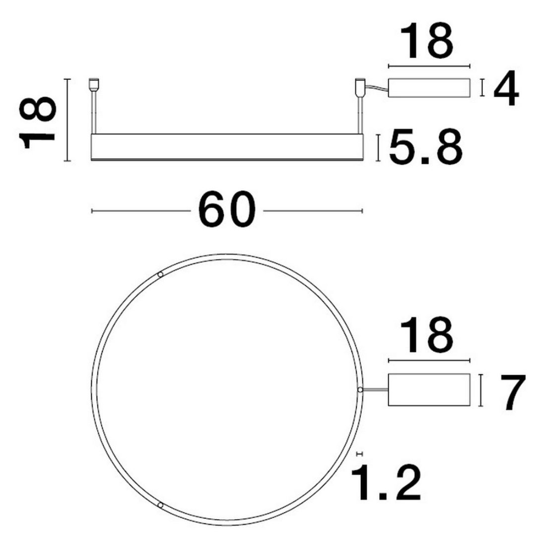 Złota lampa sufitowa Jaca S o okrągłym kształcie
